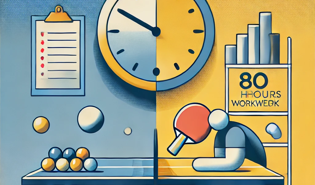 Congrats on Your New Ping Pong Table…Now Get Back to Your 80-Hour Workweek!