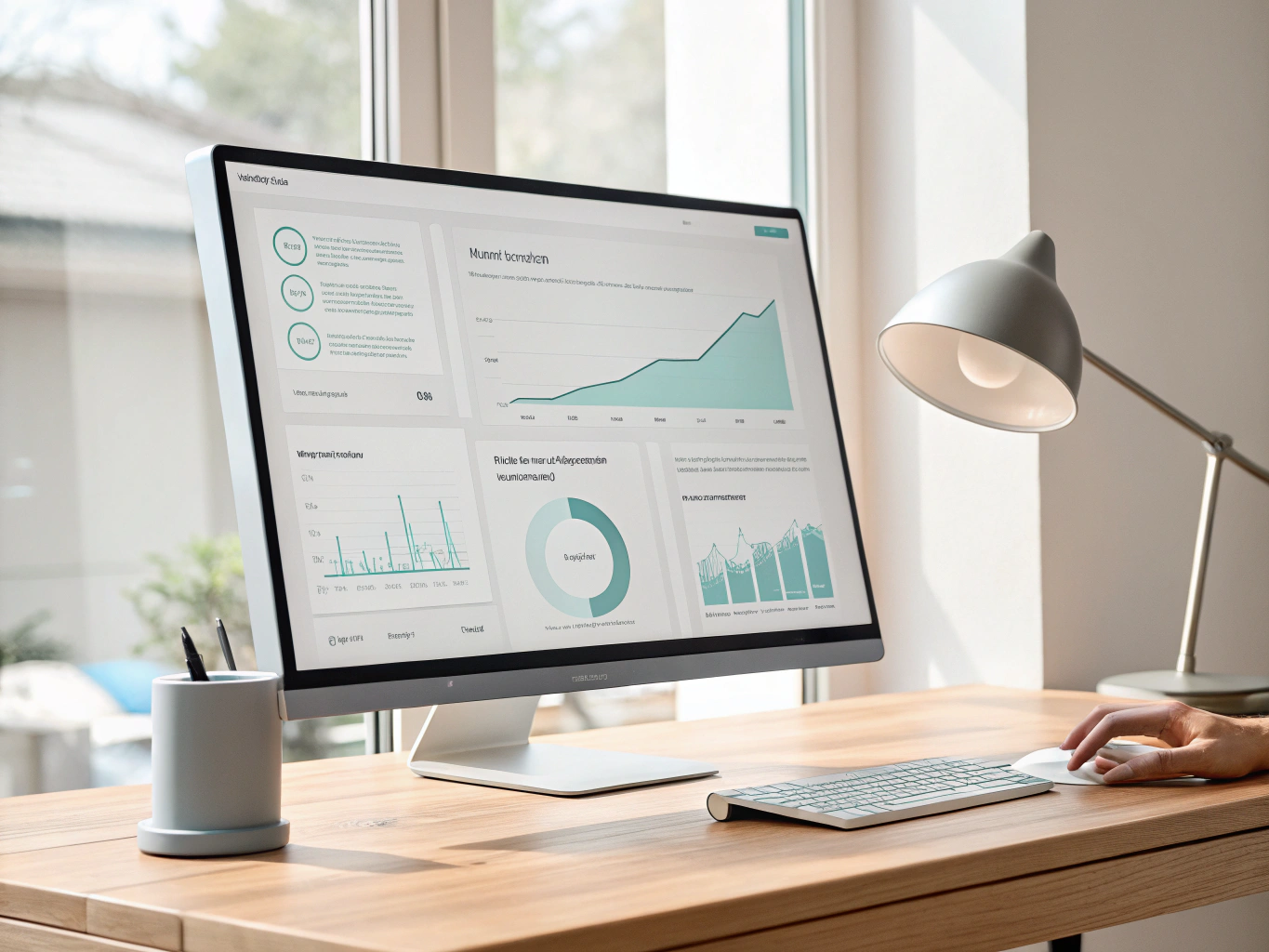 Professional data visualization showing wellbeing risk metrics